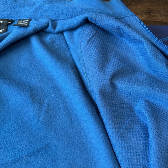 Marmot Men's XXL Blue Full Zip Fleece Polartec Pockets Outdoor Jacket - Picture 14 of 16